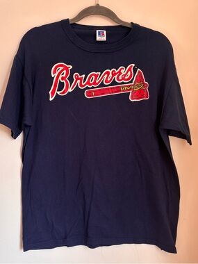 Vintage Russell Athletic navy Atlanta Braves t-shirt